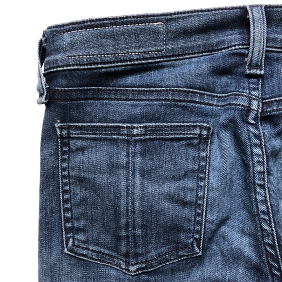 Rag & Bone Jeans Ankle Skinny Size 25 Blue Denim Raw Released Hem - Picture 9 of 15